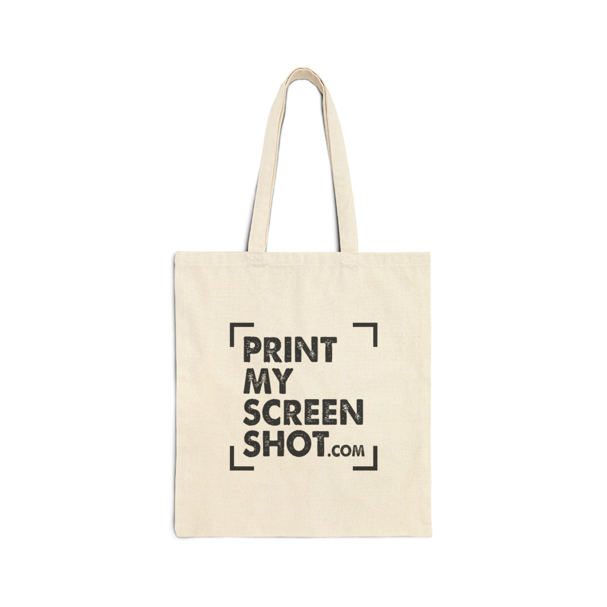 Personalized Photo Tote Bag — Custom Screenshot or Meme Canvas Tote