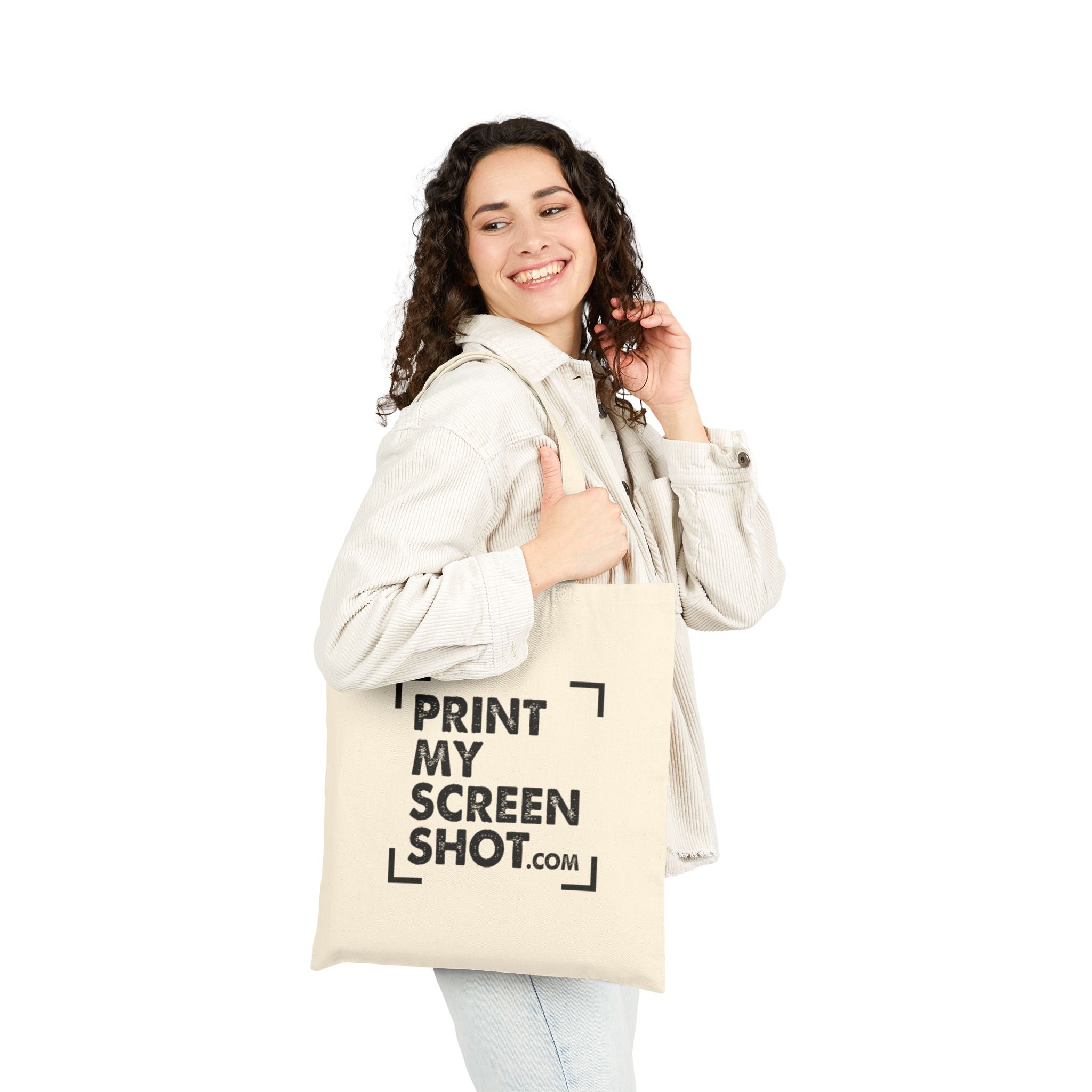 Personalized Photo Tote Bag — Custom Screenshot or Meme Canvas Tote