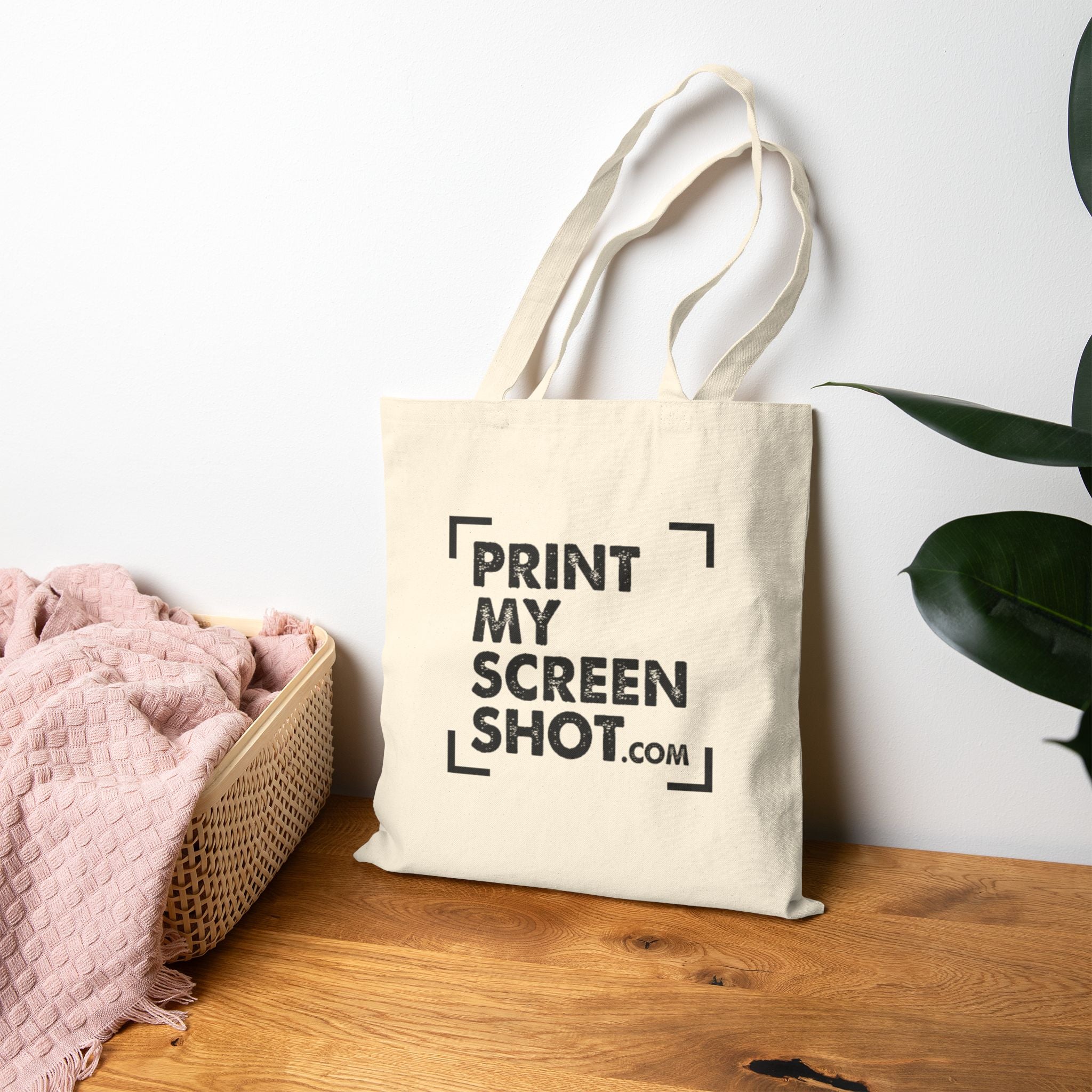 Personalized Photo Tote Bag — Custom Screenshot or Meme Canvas Tote